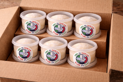 12 X 250g Classic Neapolitan Dough Balls in Proofing Tubs