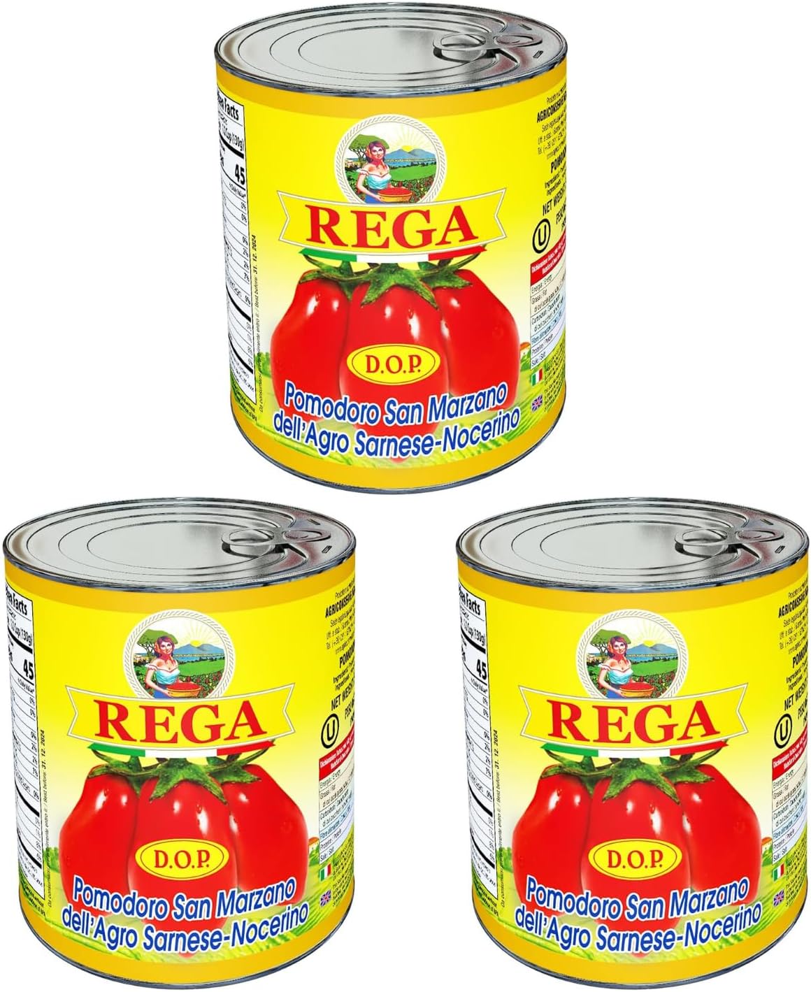 400g Rega San Marzano Tomatoes DOP