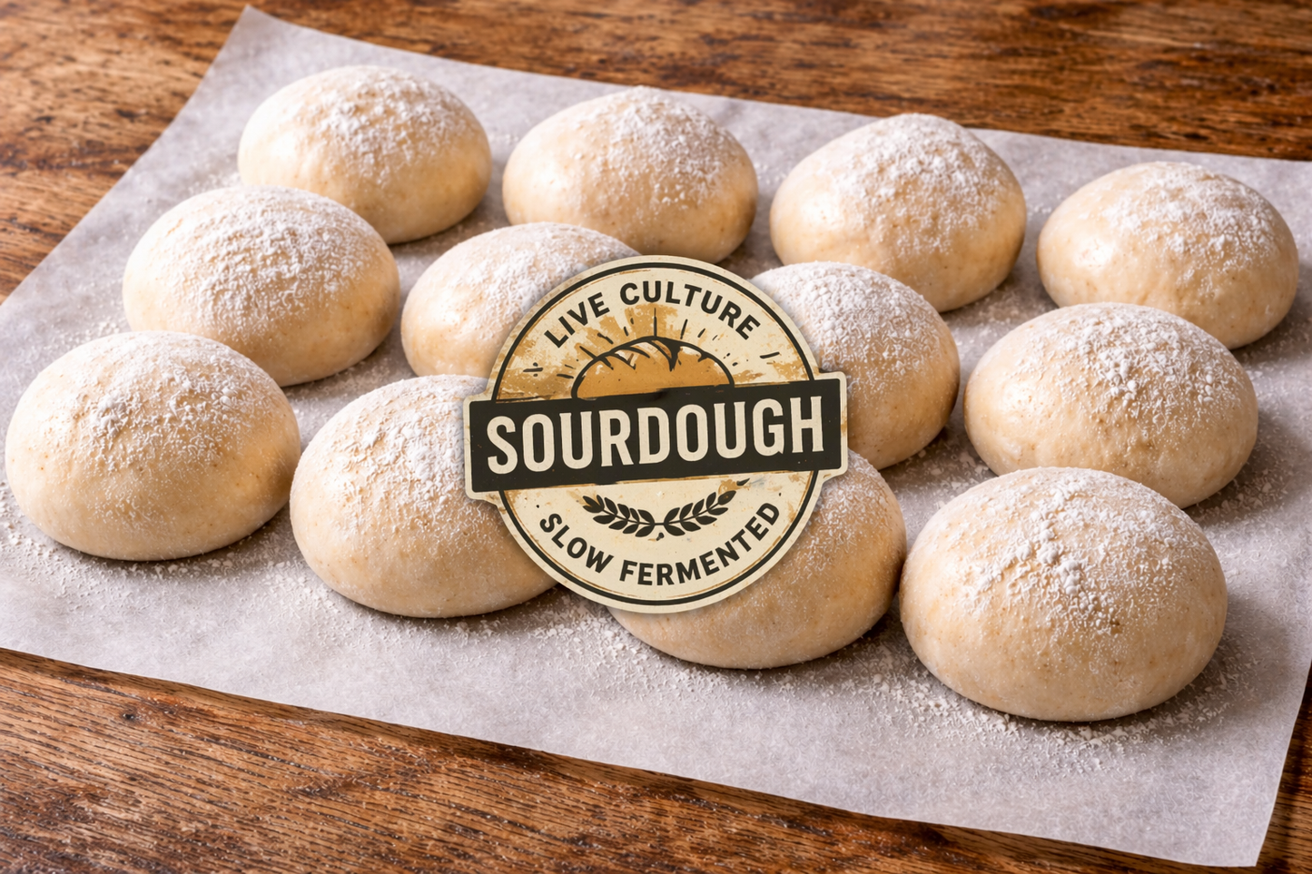 12 X 250g Sourdough Neapolitan Dough Balls  - Singles